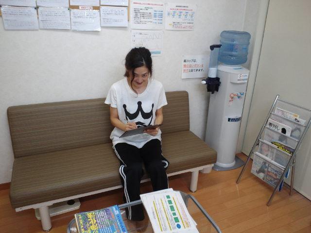 問診表の記入