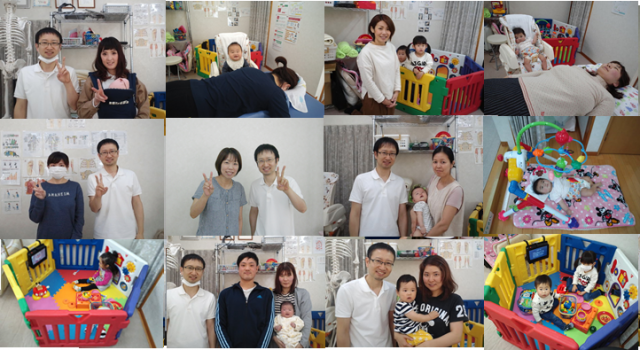 産後骨盤矯正お客様との写真