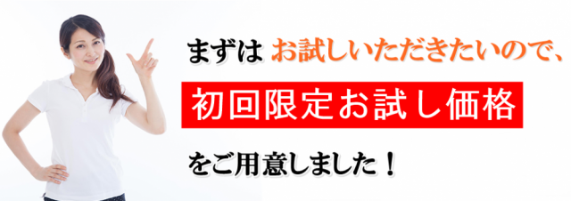 初回限定お試し価格